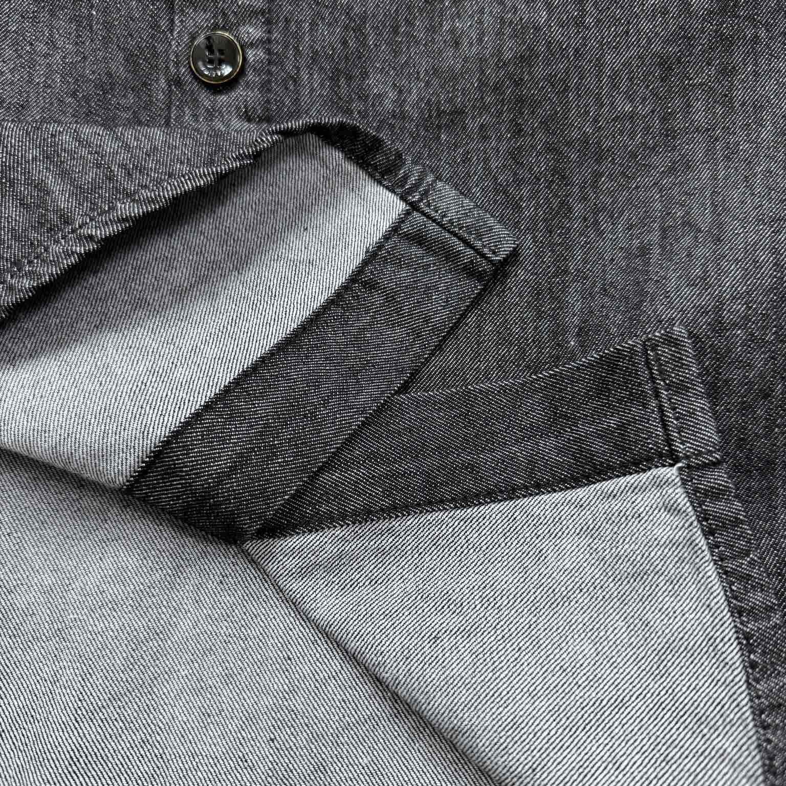 Louis Vuitton Short-Sleeved Chambray Shirt   1AHVW4 - DesignerGu