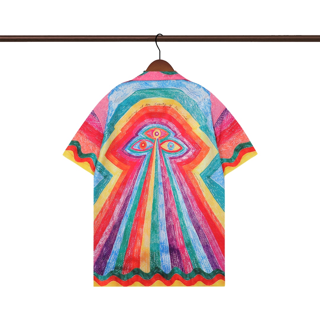 Casablanca Mind Vibrations Silk Shirt YF2016   (50% Off Sale) - DesignerGu