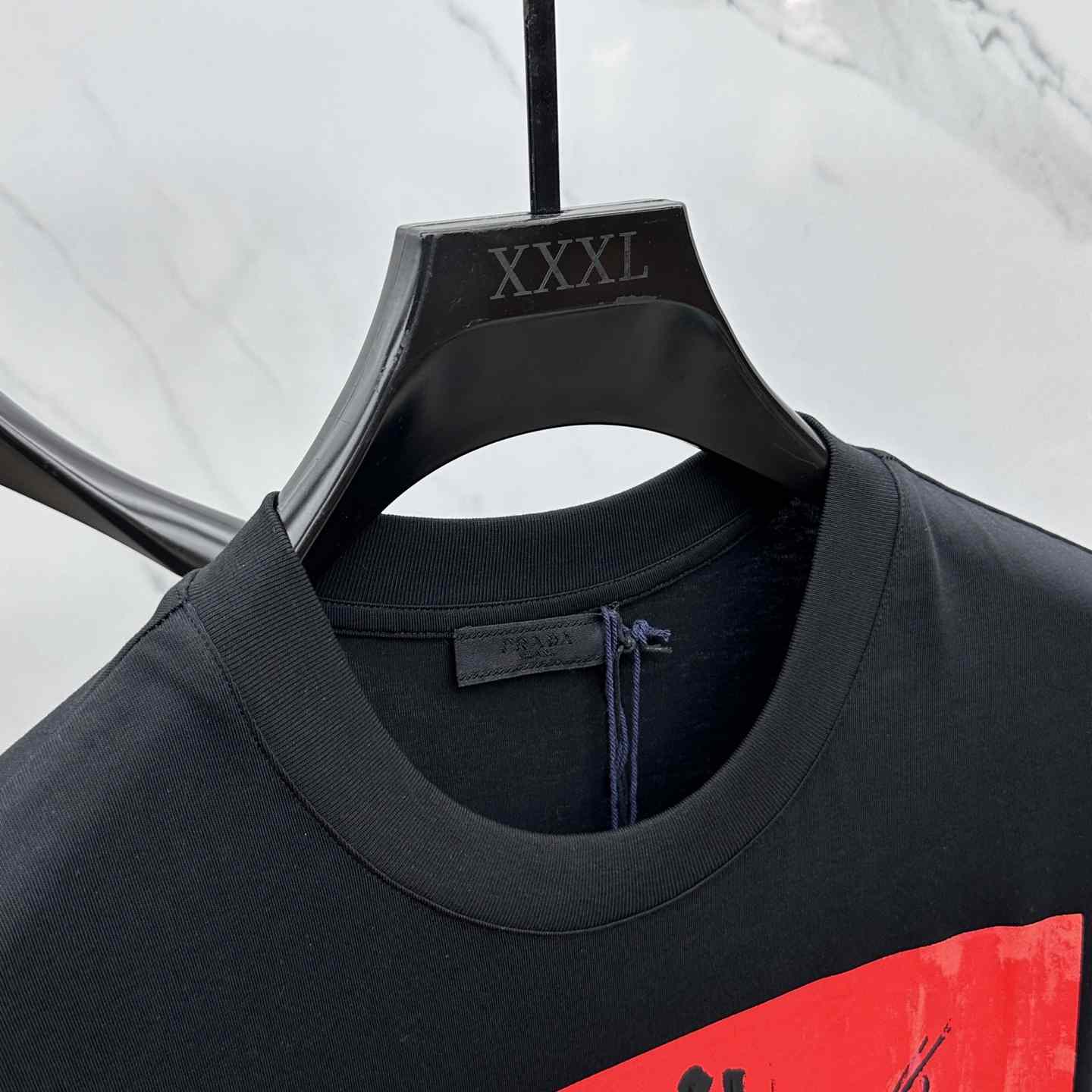 Prada Print Jersey T-shirt - DesignerGu