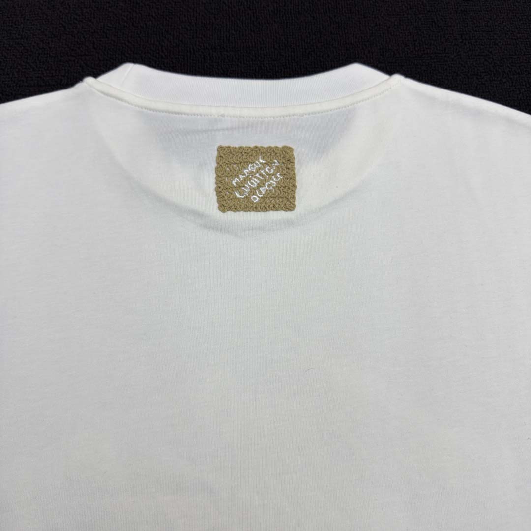 Louis Vuitton Embroidered Signature T-Shirt   1AHW84 - DesignerGu