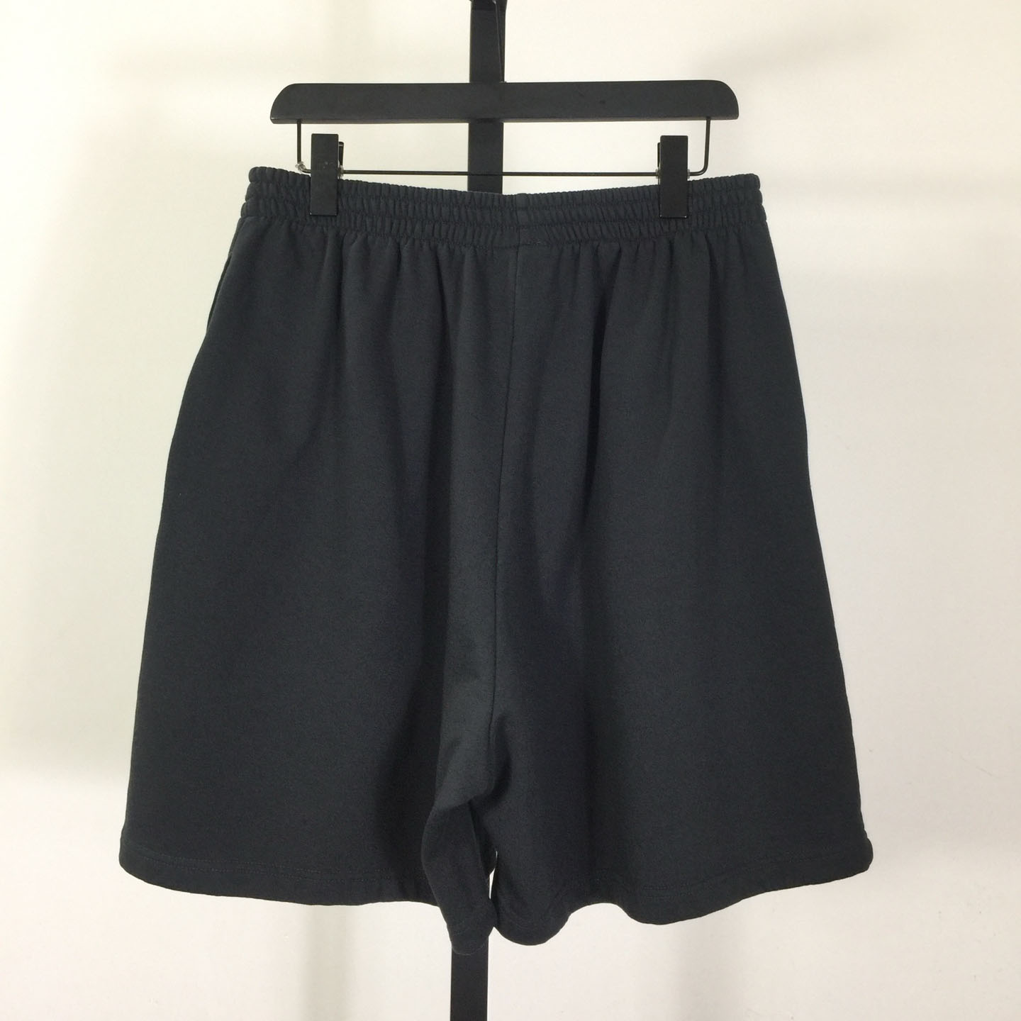 Balenciaga Uniform Merch Short In Faded Black Dry Fleece - DesignerGu