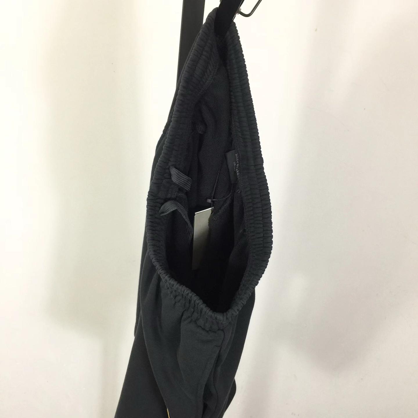 Balenciaga Uniform Merch Short In Faded Black Dry Fleece - DesignerGu