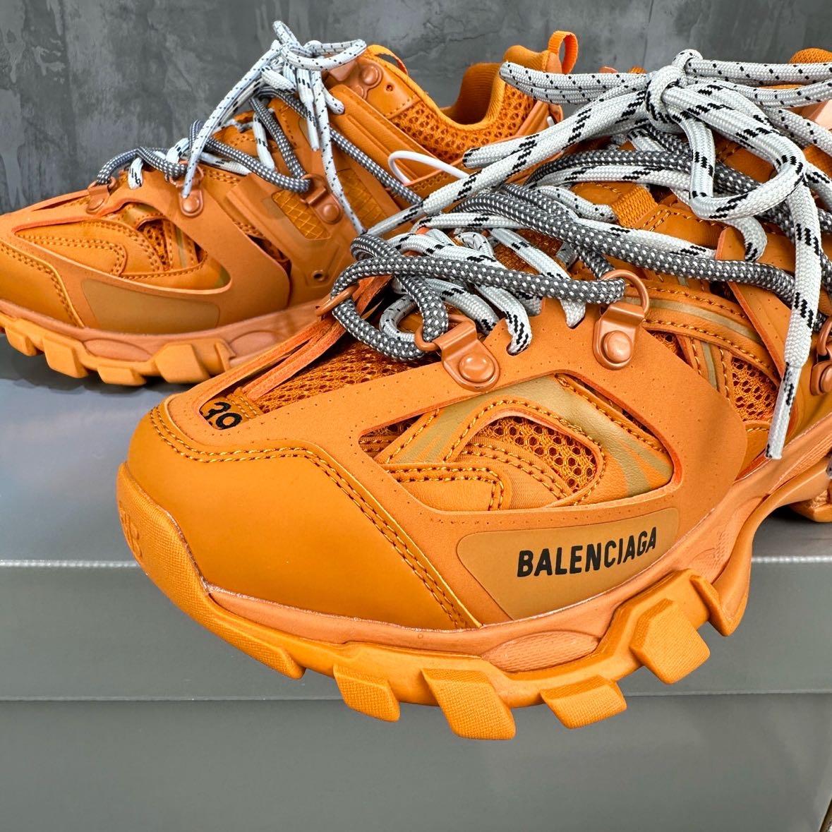 Balenciaga Track Trail Laces Sneaker In Orange   - DesignerGu