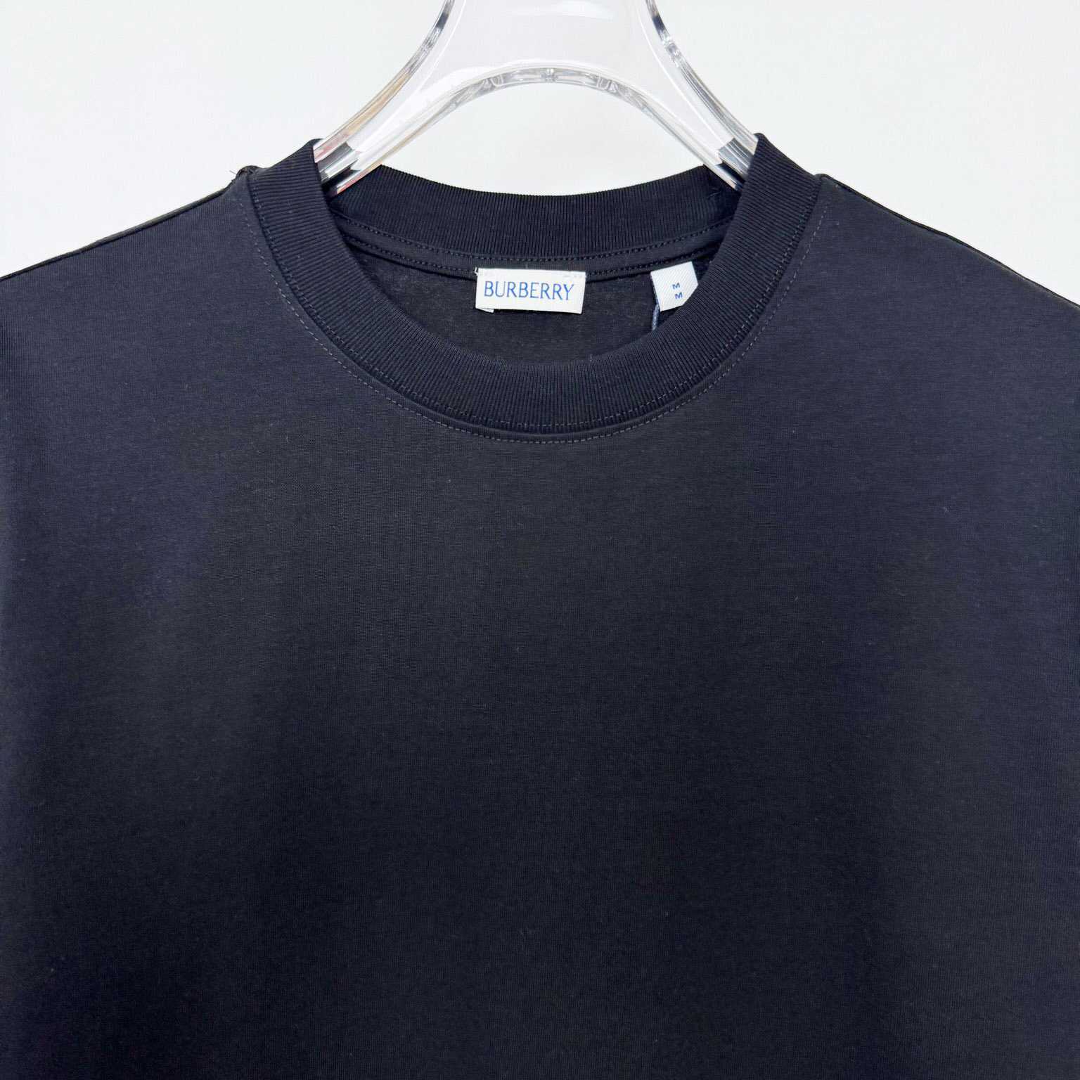 Burberry Check Label Cotton T-shirt  - DesignerGu