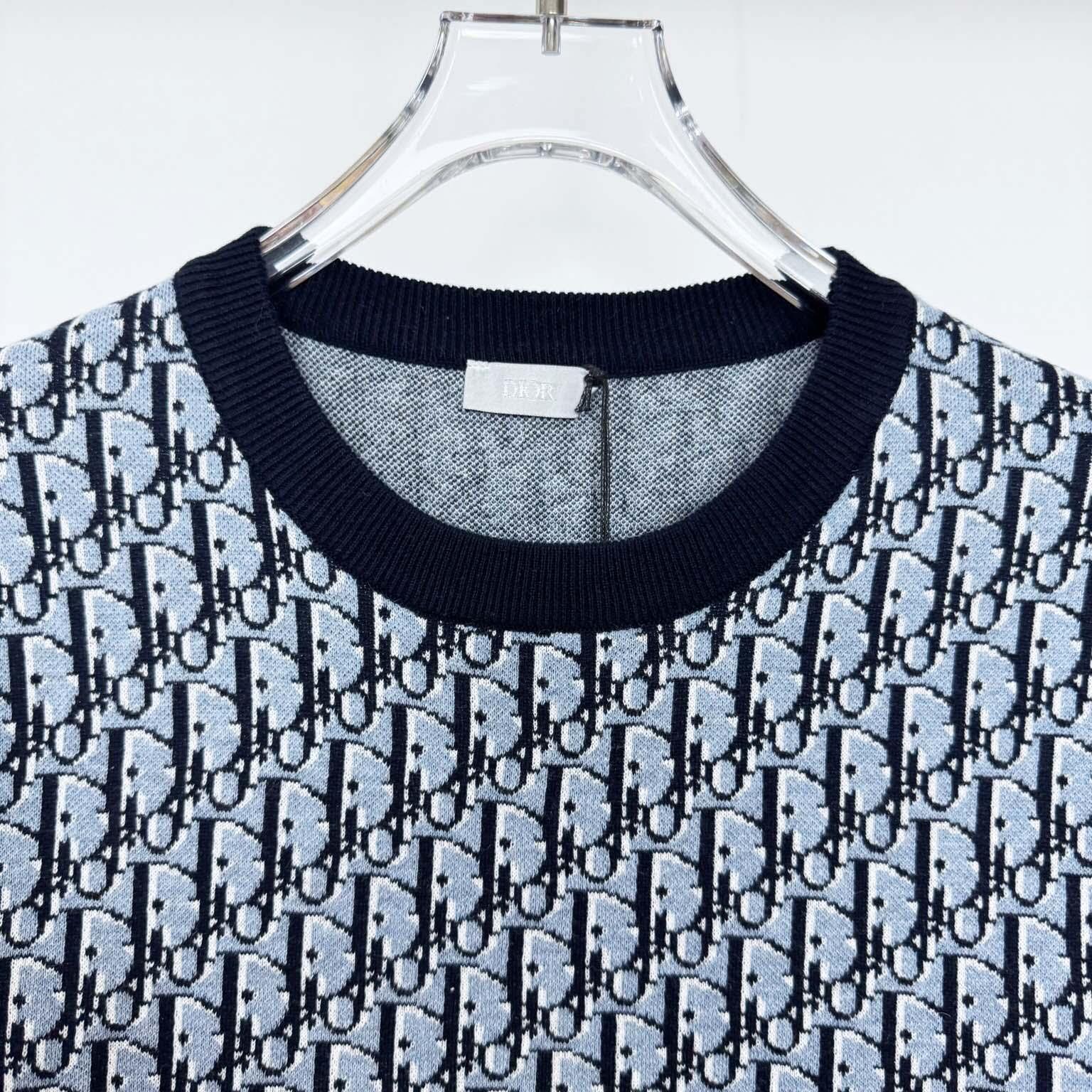 Dior Oblique T-Shirt, Relaxed Fit   - DesignerGu