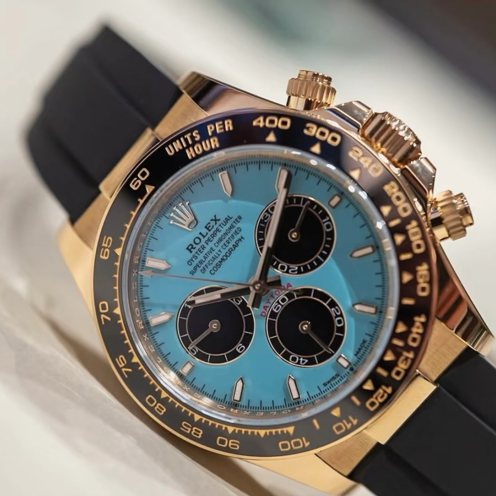 Rolex Daytona Tiffany Blue New Release 18K Yellow Gold   - DesignerGu