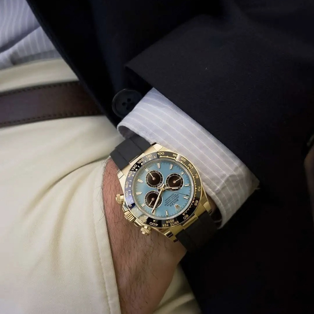 Rolex Daytona Tiffany Blue New Release 18K Yellow Gold   - DesignerGu