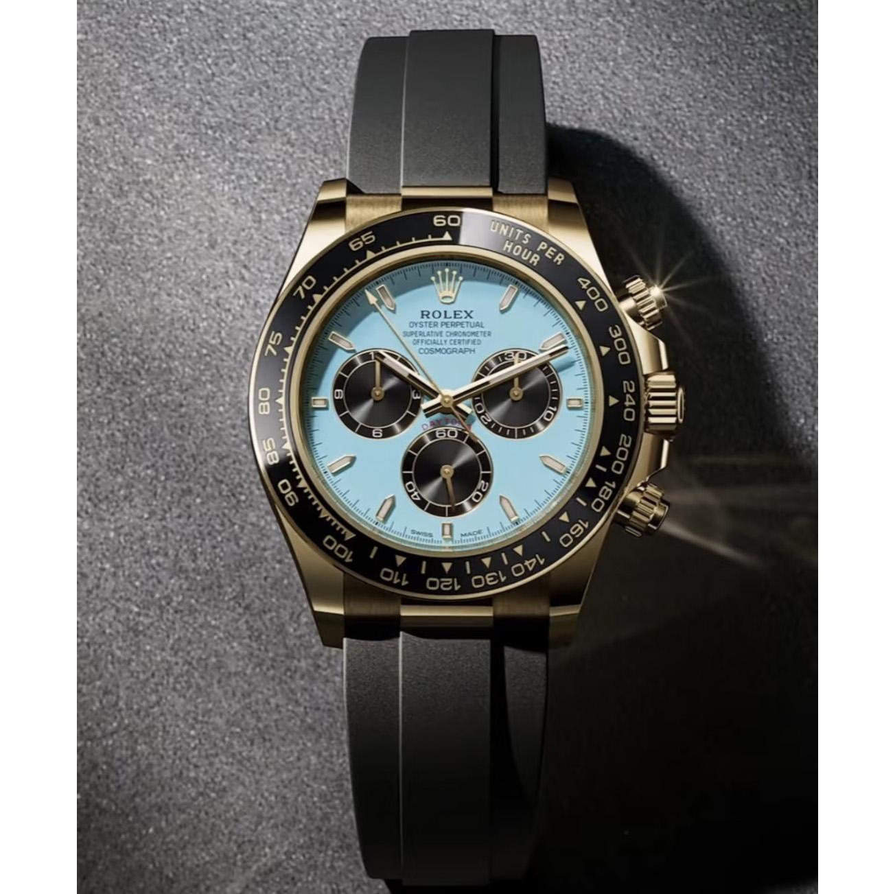 Rolex Daytona Tiffany Blue New Release 18K Yellow Gold   - DesignerGu