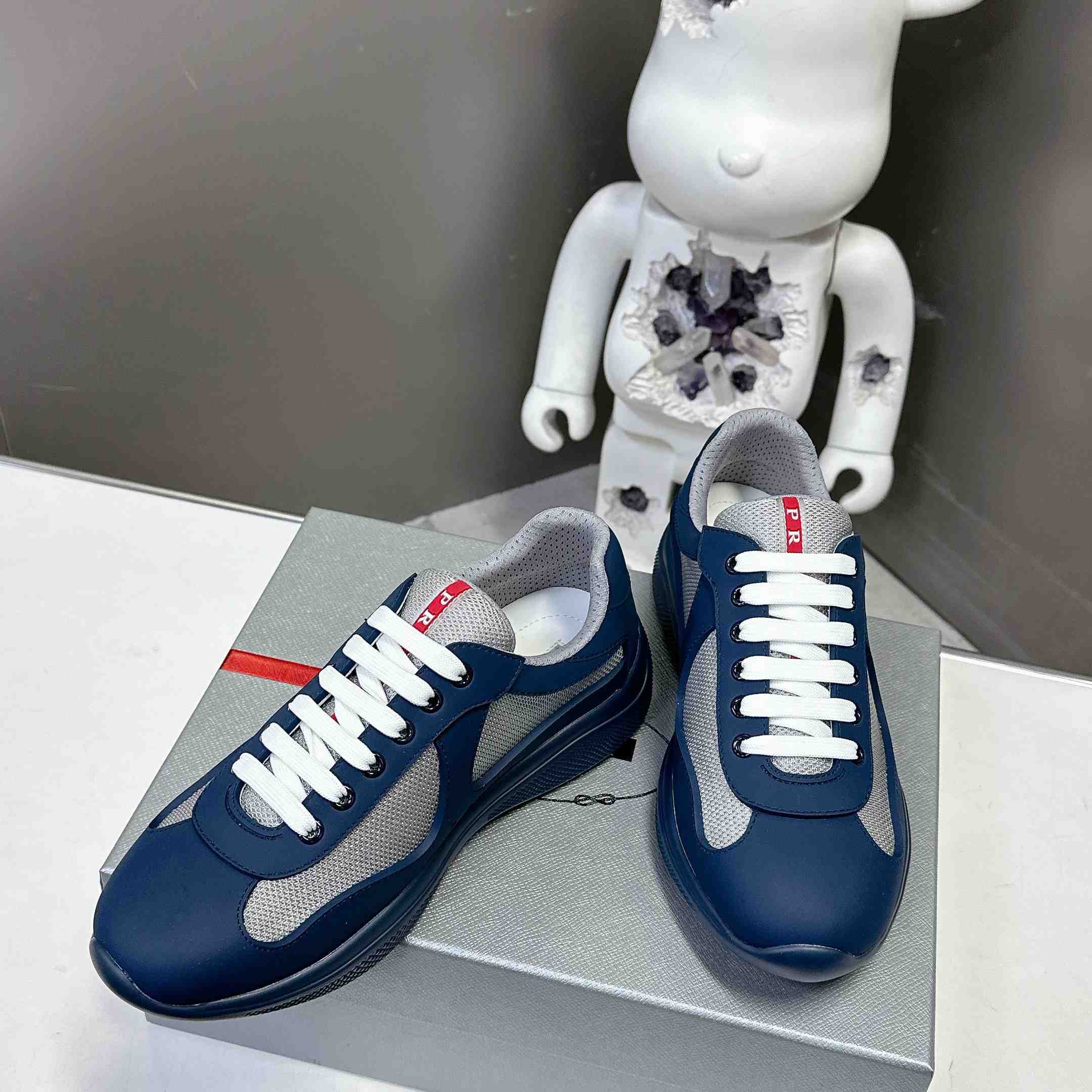 Prada America's Cup Soft Rubber And Bike Fabric Sneakers - DesignerGu