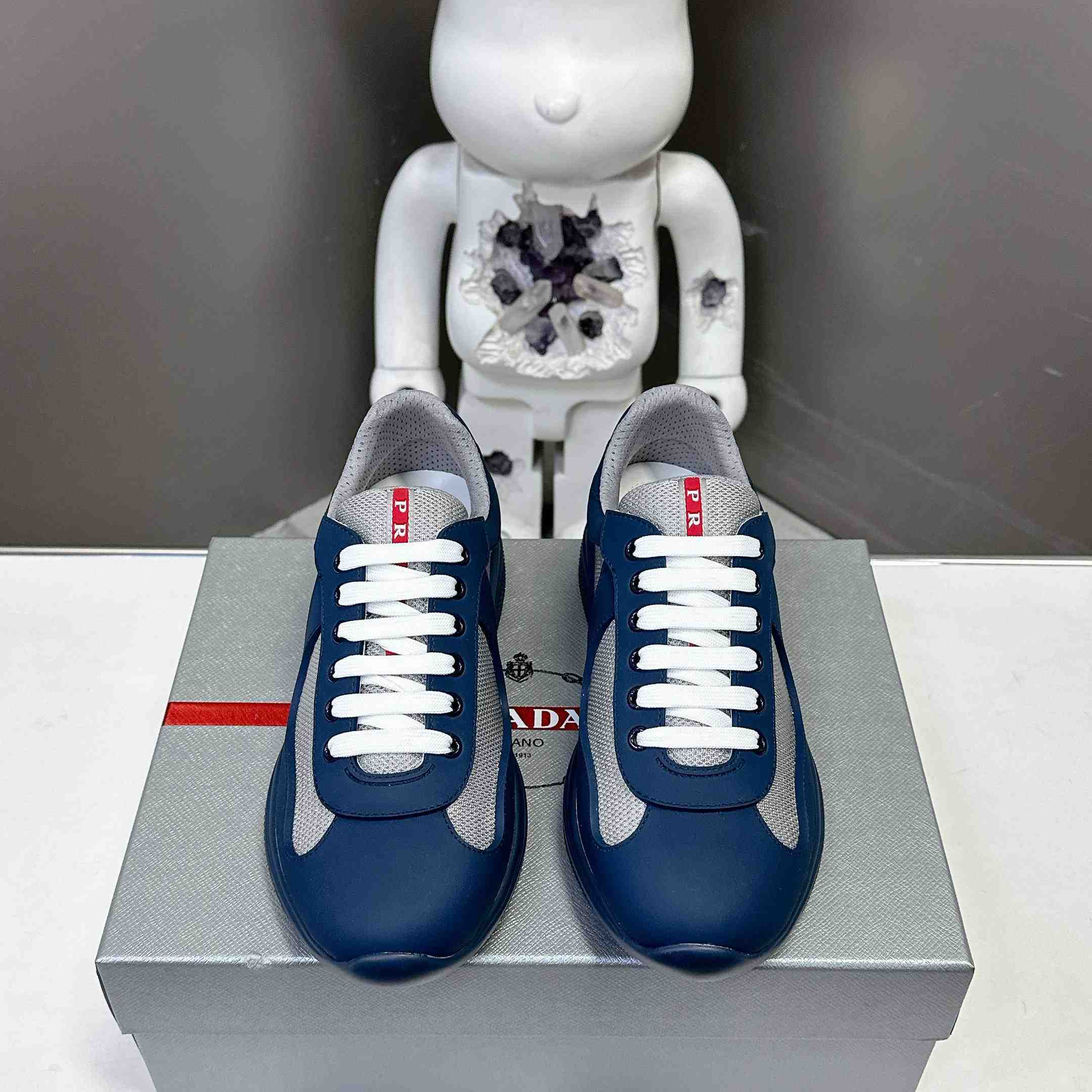 Prada America's Cup Soft Rubber And Bike Fabric Sneakers - DesignerGu