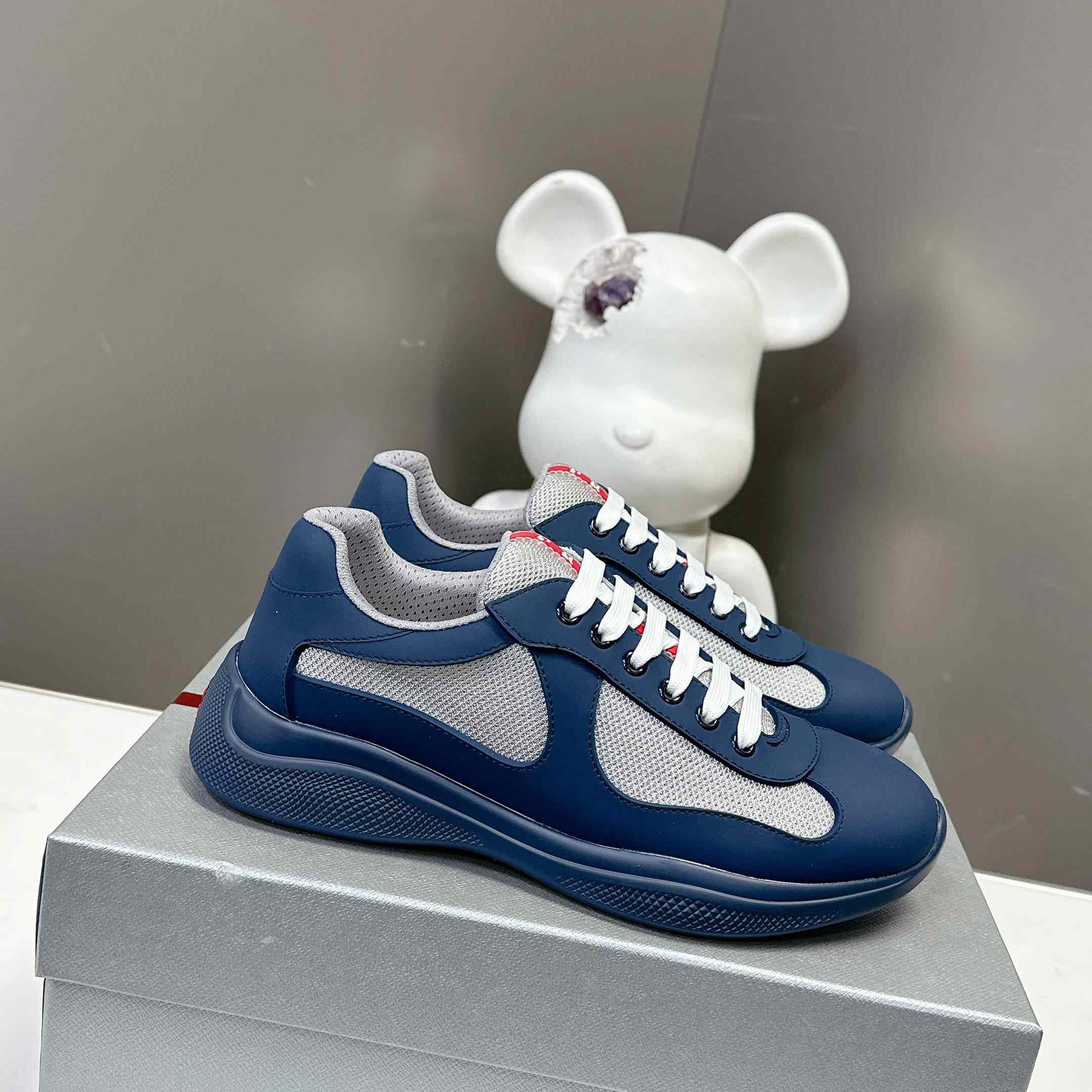 Prada America's Cup Soft Rubber And Bike Fabric Sneakers - DesignerGu