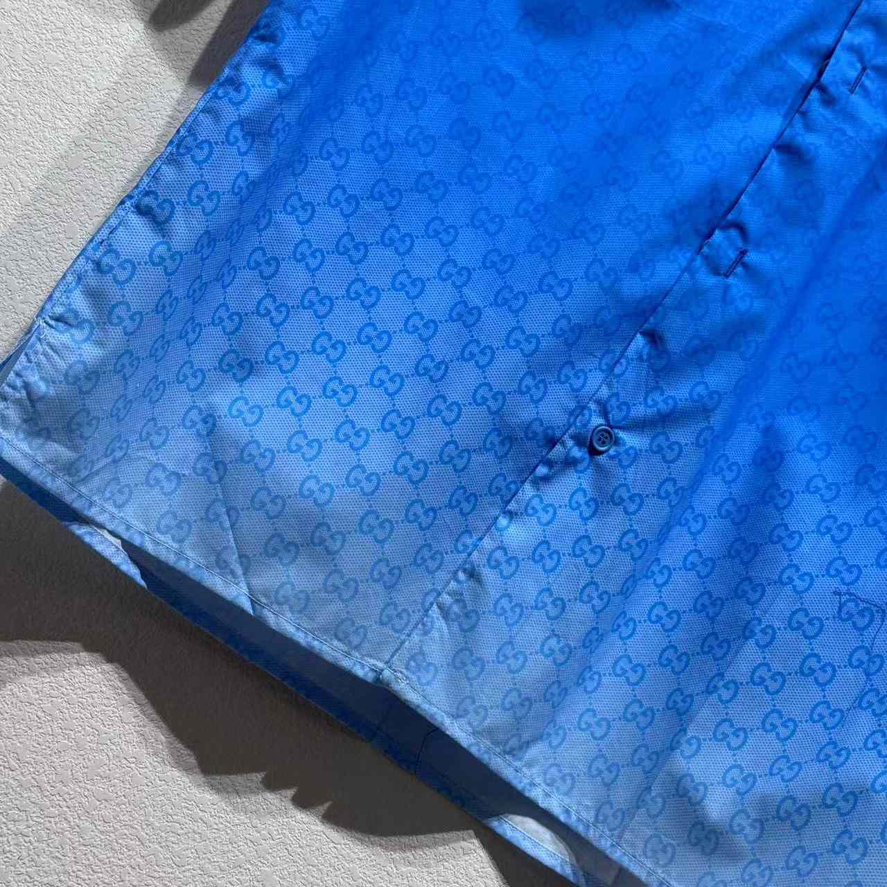 Gucci Printed Cotton Poplin Bowling Shirt - DesignerGu