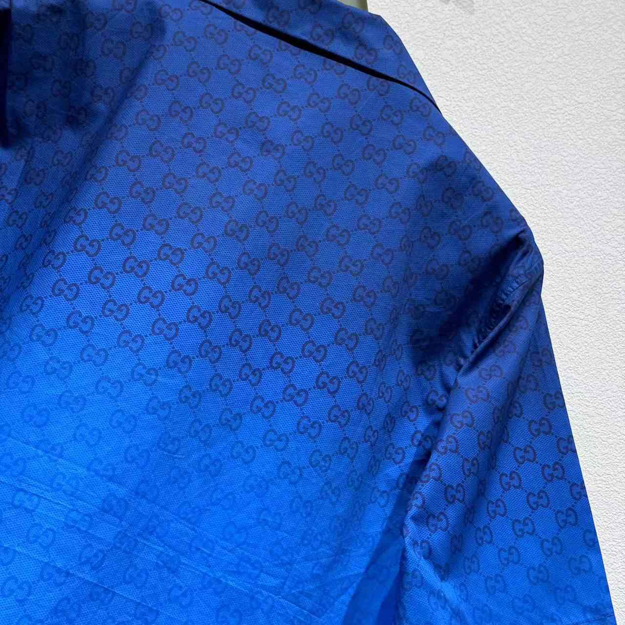 Gucci Printed Cotton Poplin Bowling Shirt - DesignerGu