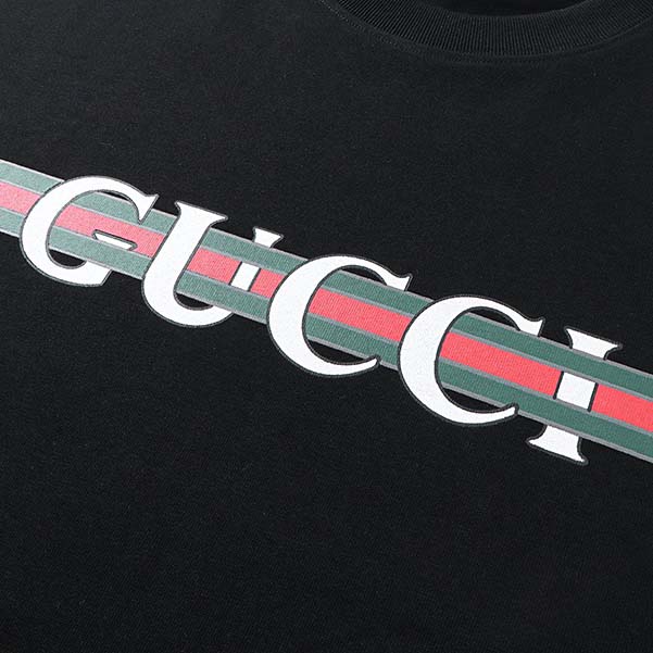 Gucci Printed Cotton Jersey T-shirt - DesignerGu