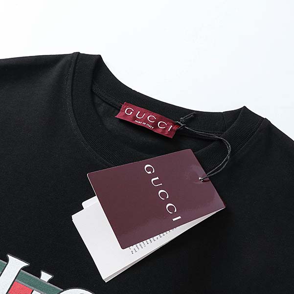 Gucci Printed Cotton Jersey T-shirt - DesignerGu