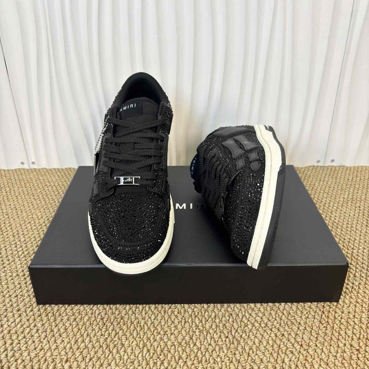 Amiri Crystal Skel-top Low Sneaker - DesignerGu