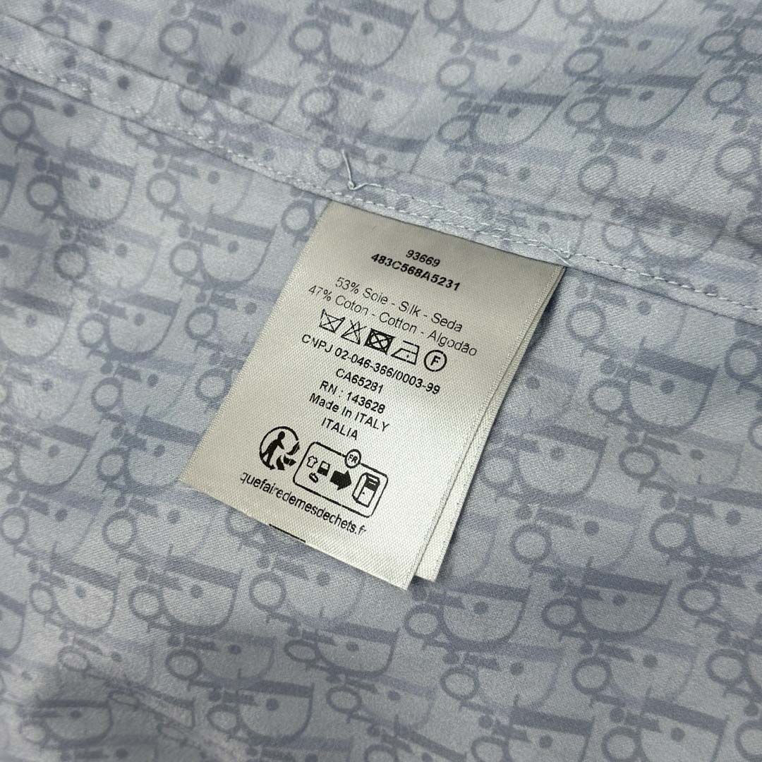 Dior Oblique Short-Sleeved Shirt - DesignerGu