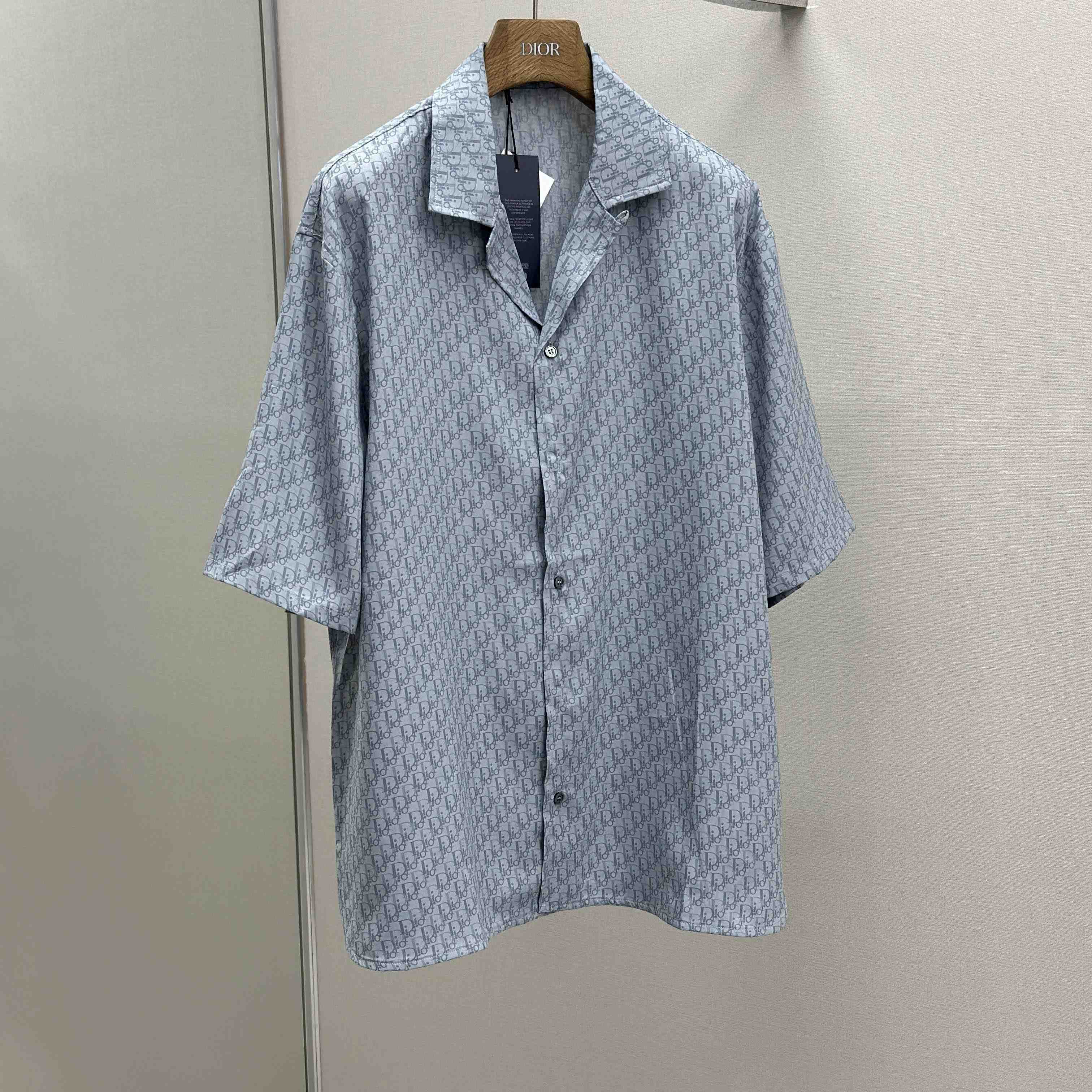 Dior Oblique Short-Sleeved Shirt - DesignerGu