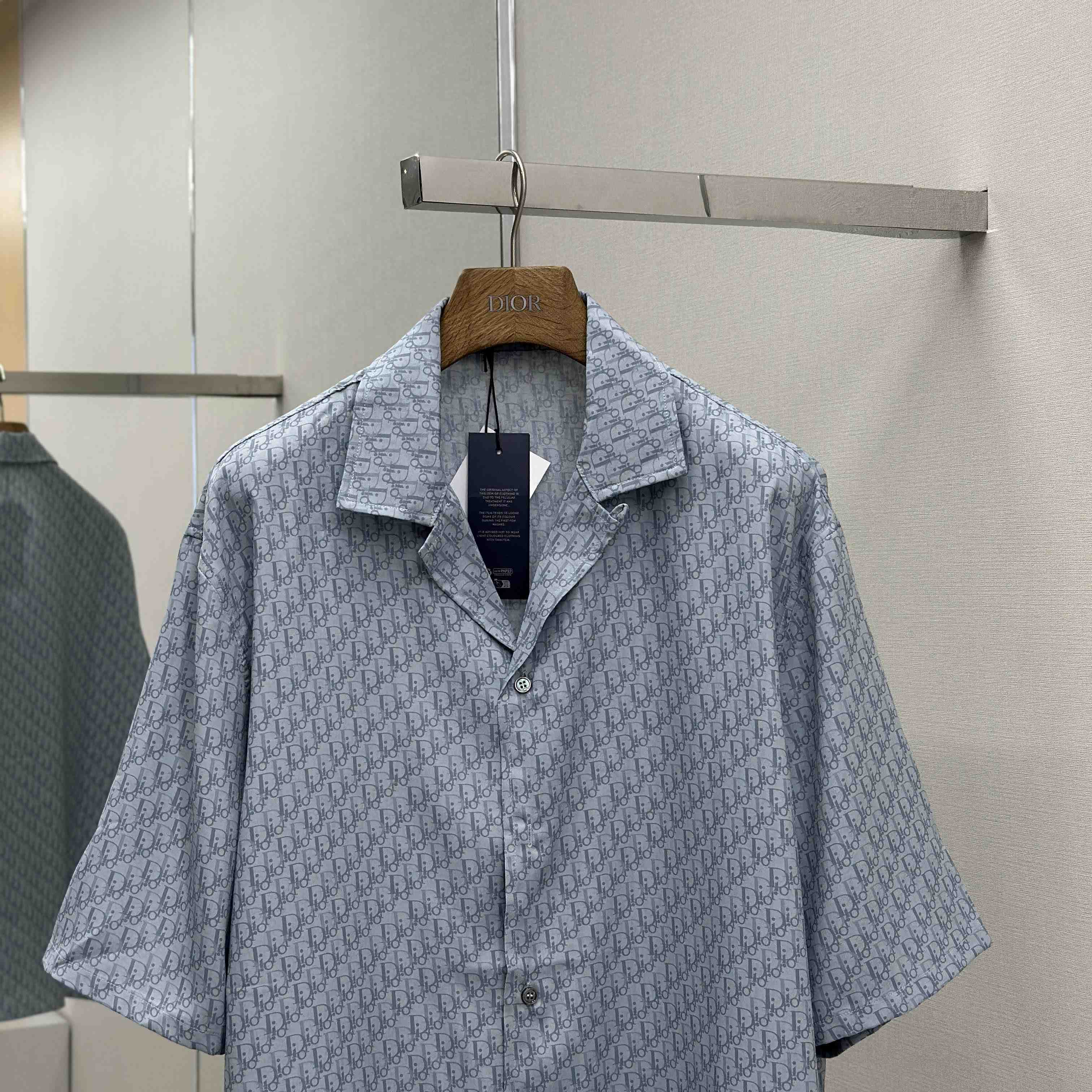 Dior Oblique Short-Sleeved Shirt - DesignerGu