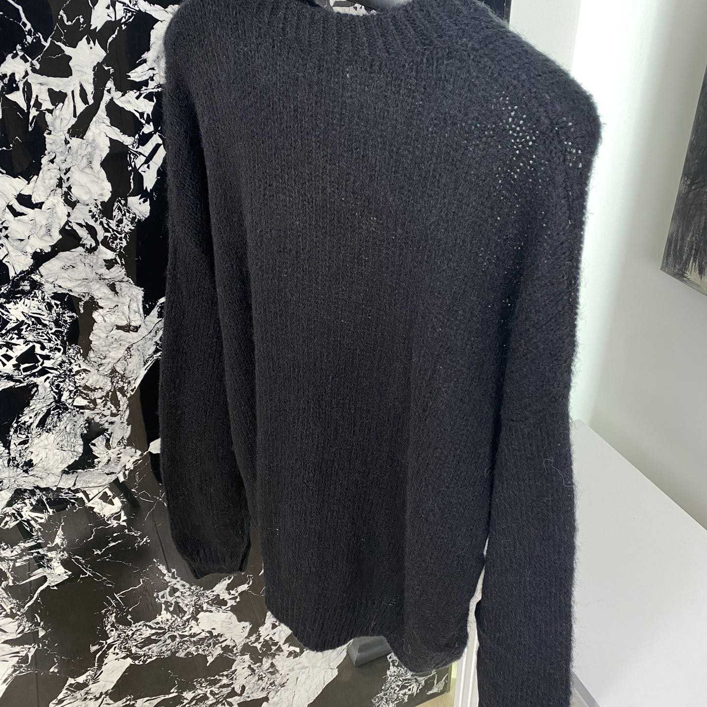 Saint Laurent 90s Sweater 'Noir/Naturel' yf1214(50% Off Sale) - DesignerGu