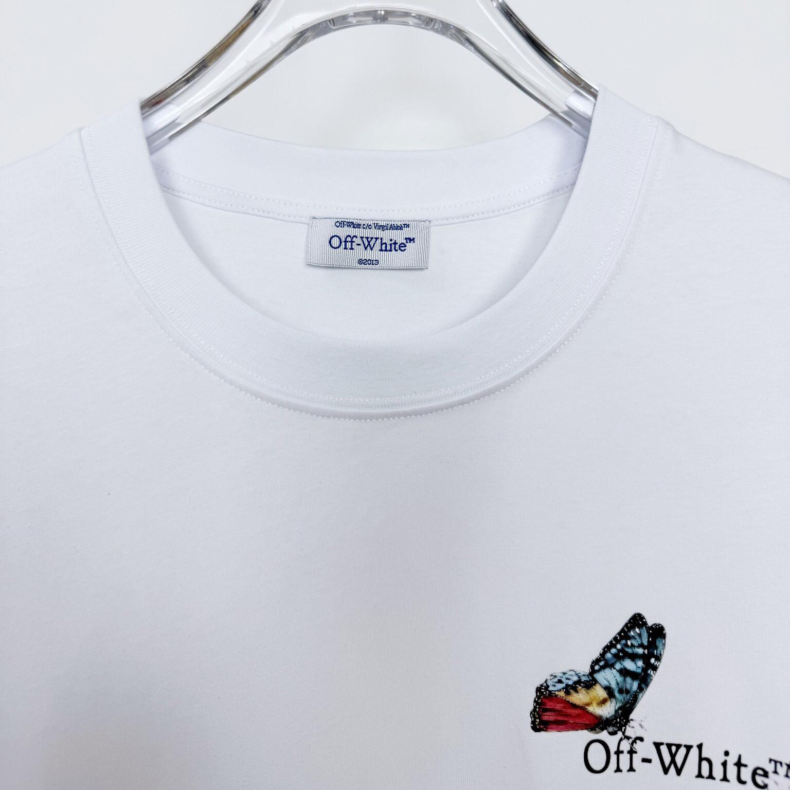 Off-White Arrow Butterfly Top White - DesignerGu
