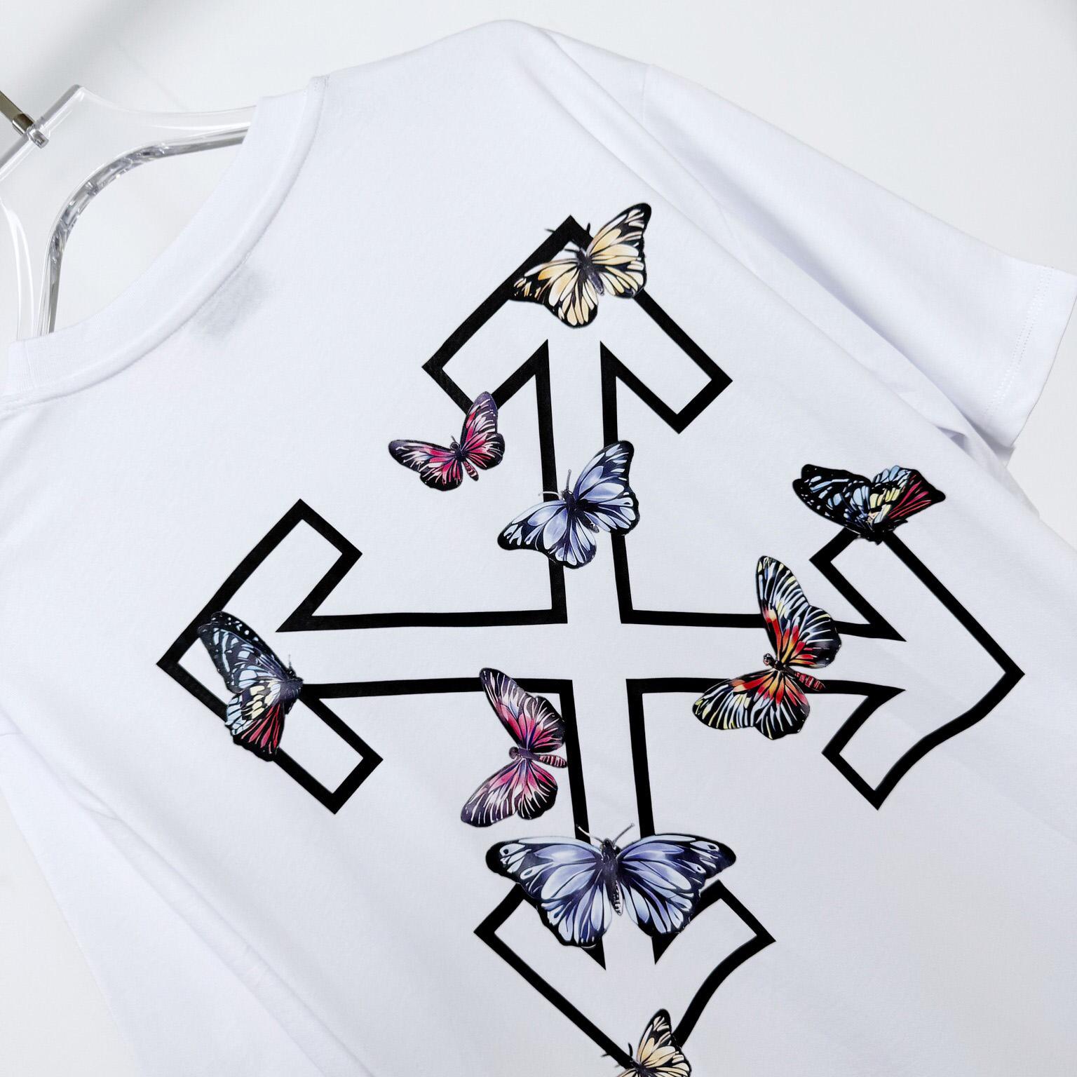 Off-White Arrow Butterfly Top White - DesignerGu