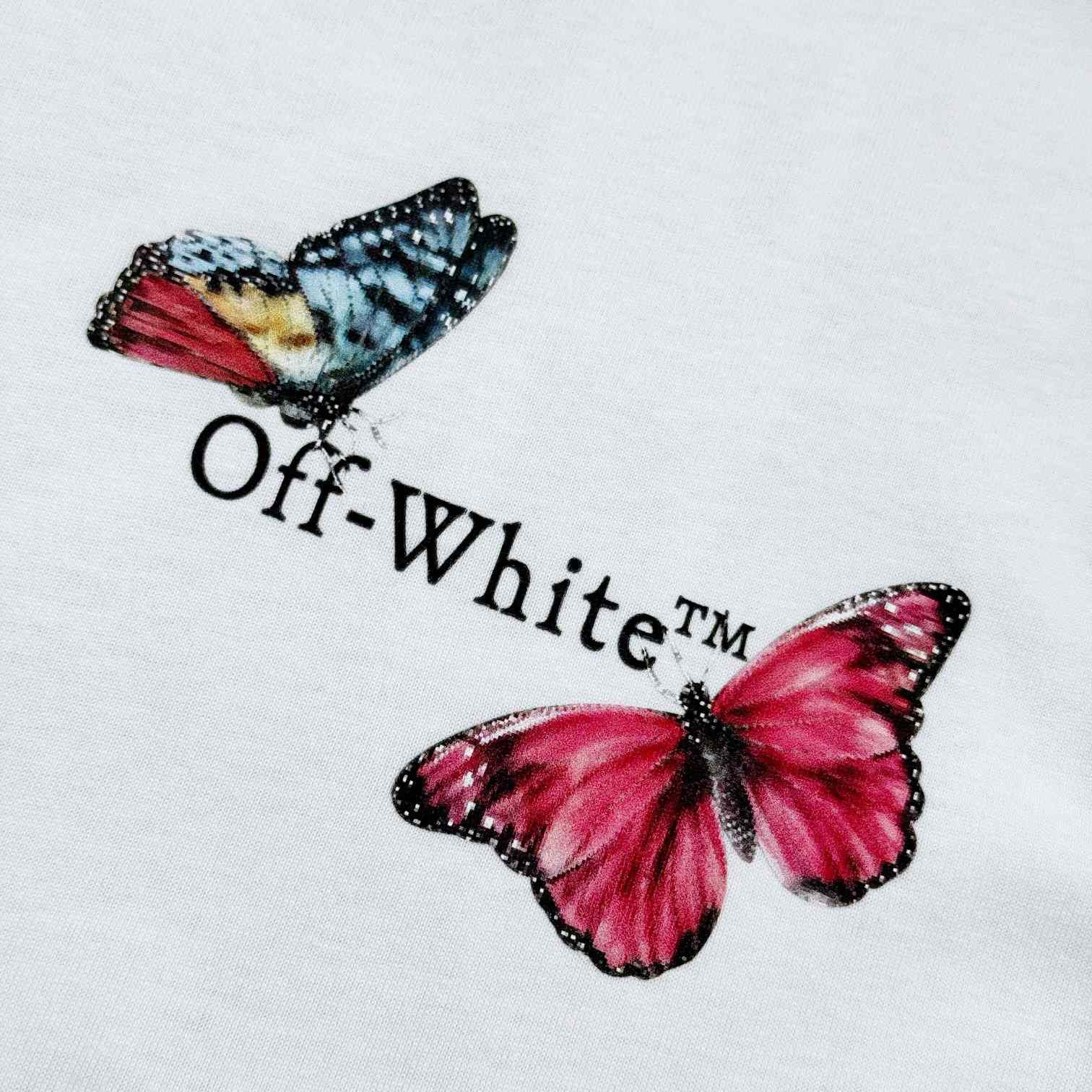 Off-White Arrow Butterfly Top White - DesignerGu