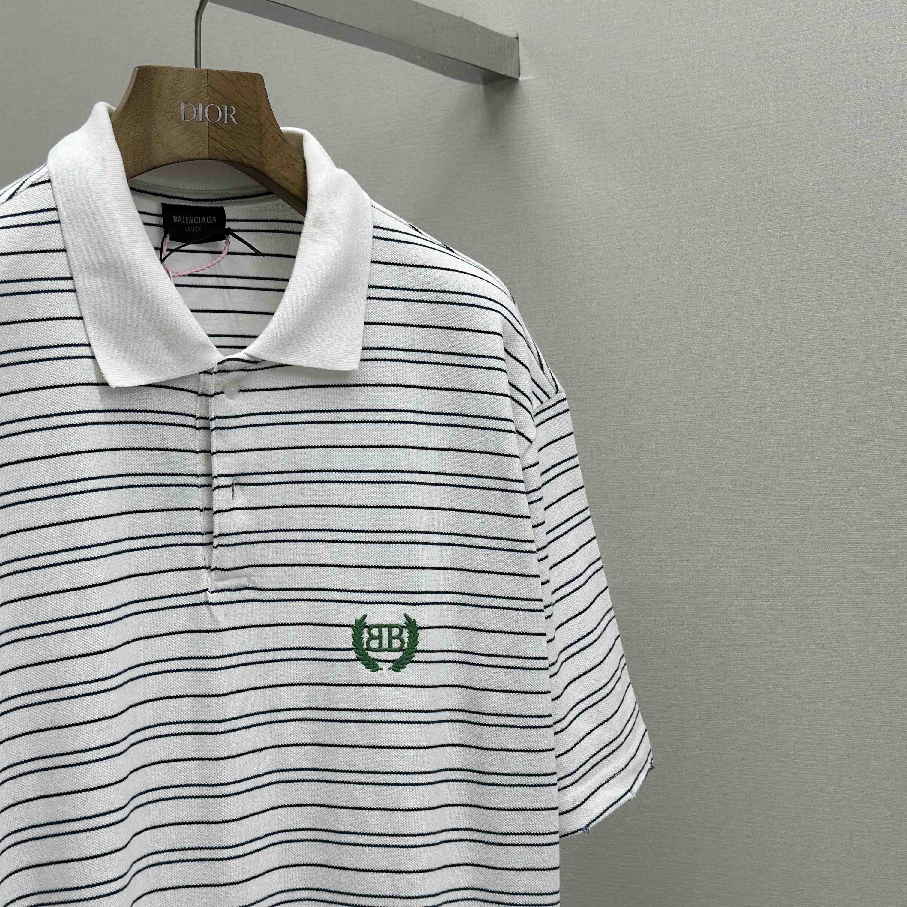 Balenciaga Logo-embroidered Polo Shirt - DesignerGu