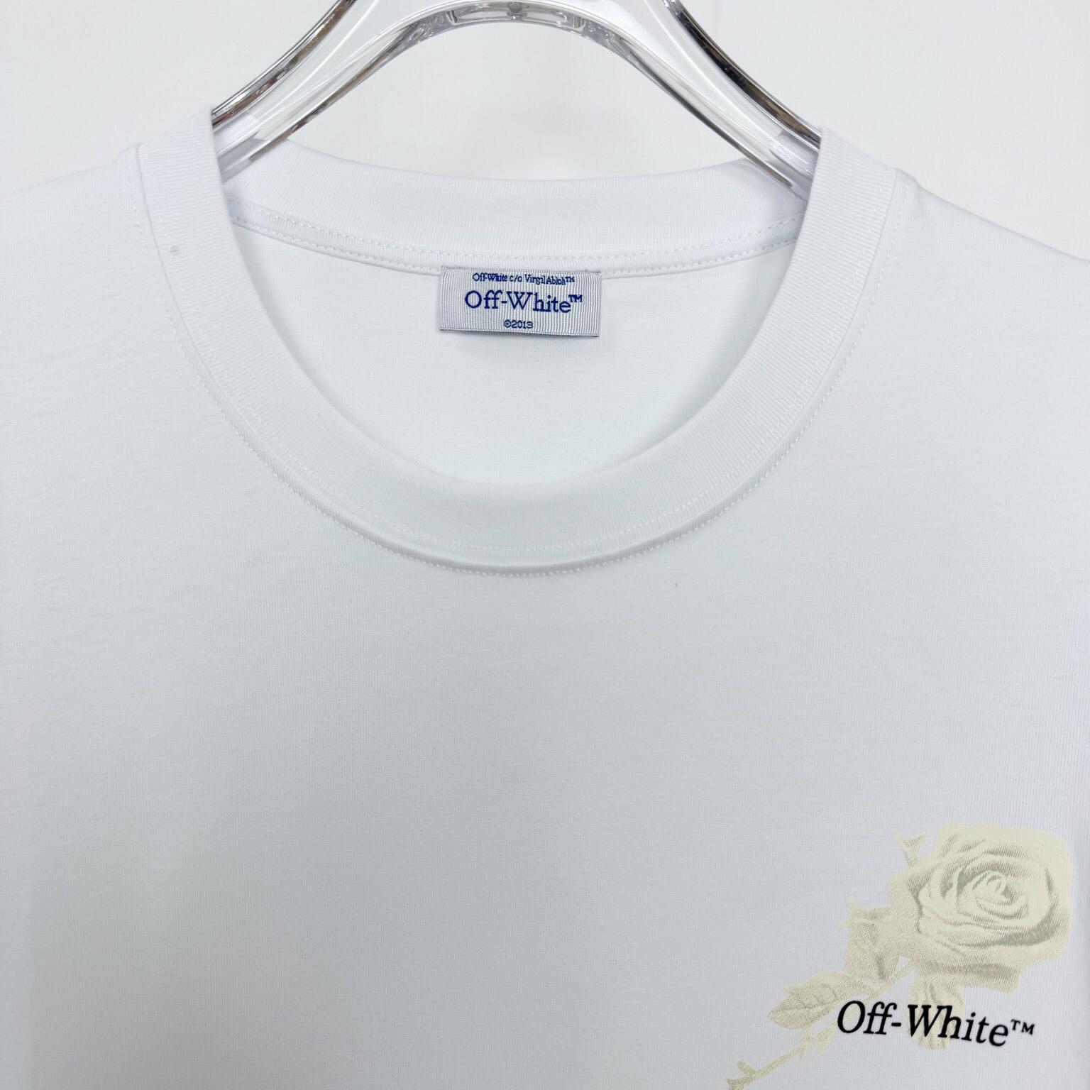 Off-White Roses Arrows-print T-shirt  - DesignerGu