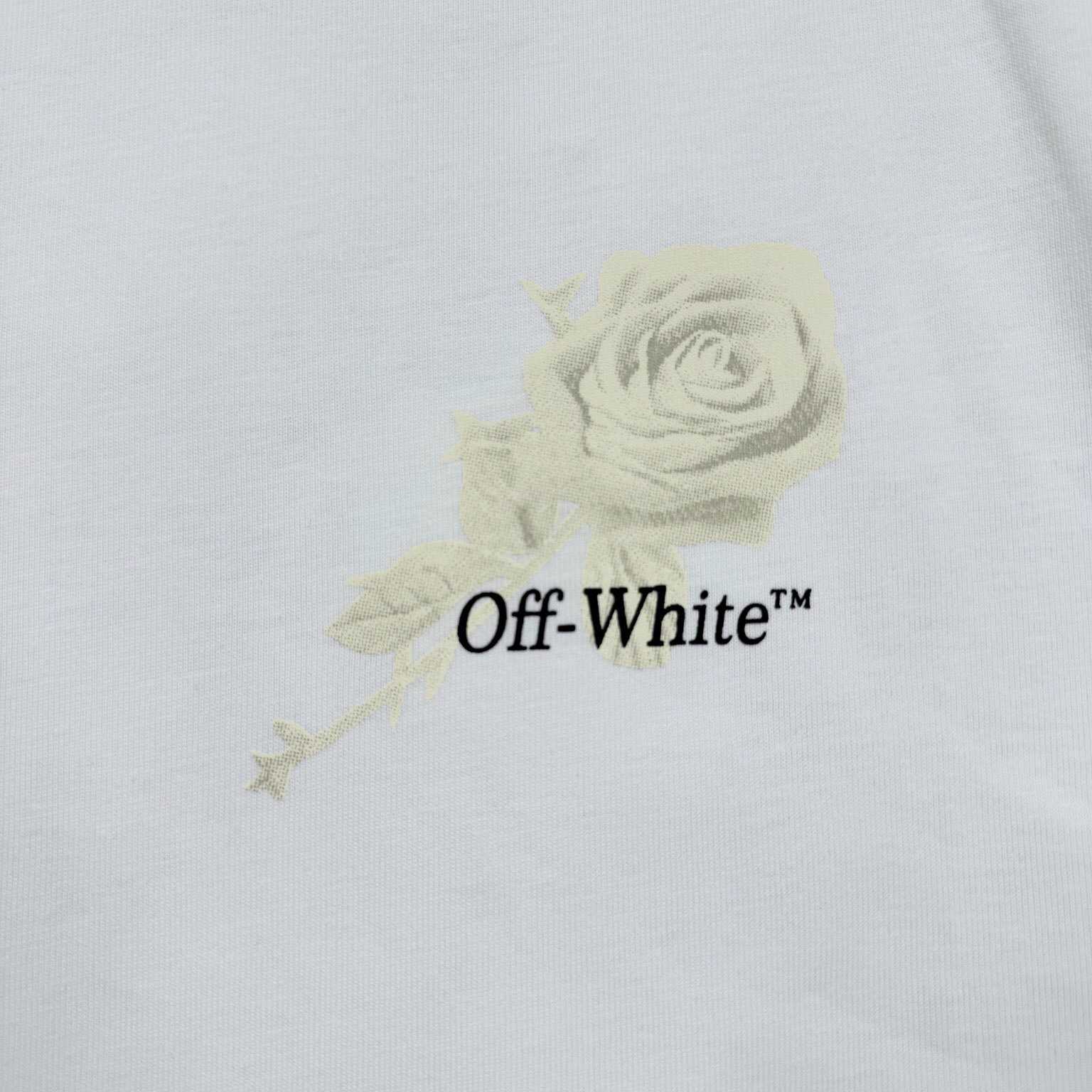 Off-White Roses Arrows-print T-shirt  - DesignerGu