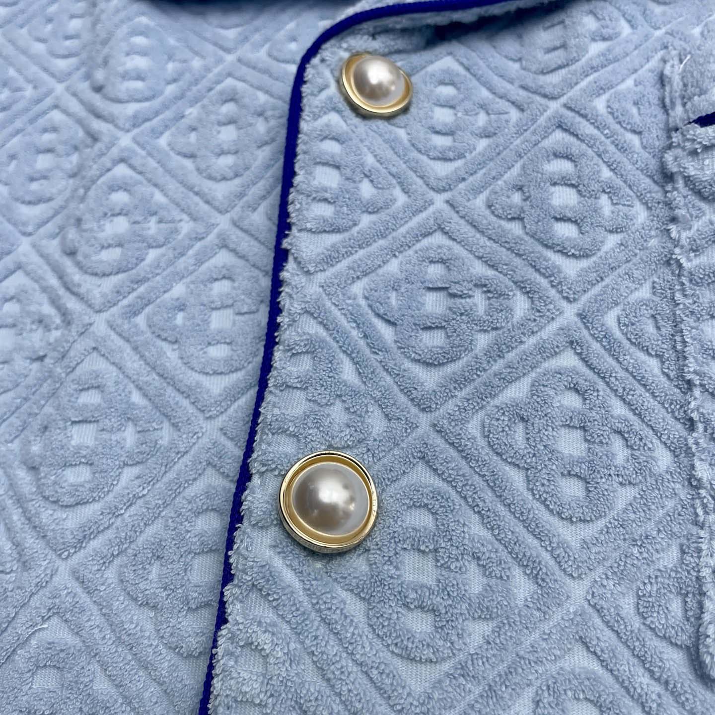 Casablanca Monogram Jacquard Towelling Short Sleeve Shirt   c1026 - DesignerGu