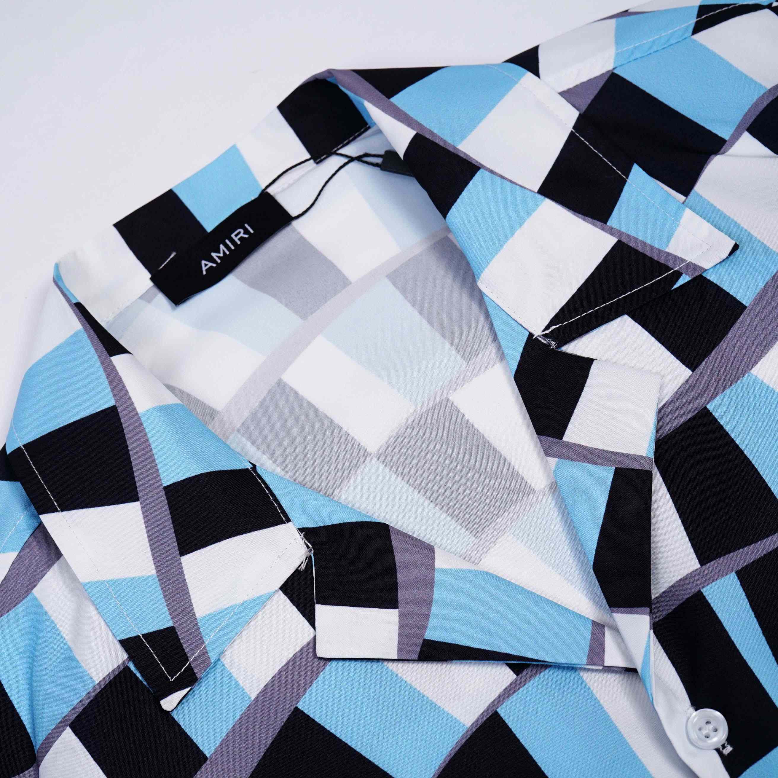 Amiri Silk Shirt And Short - DesignerGu