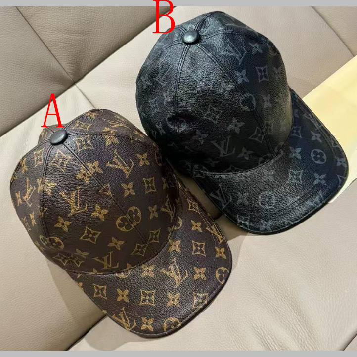 Louis Vuitton Leather Cap - DesignerGu