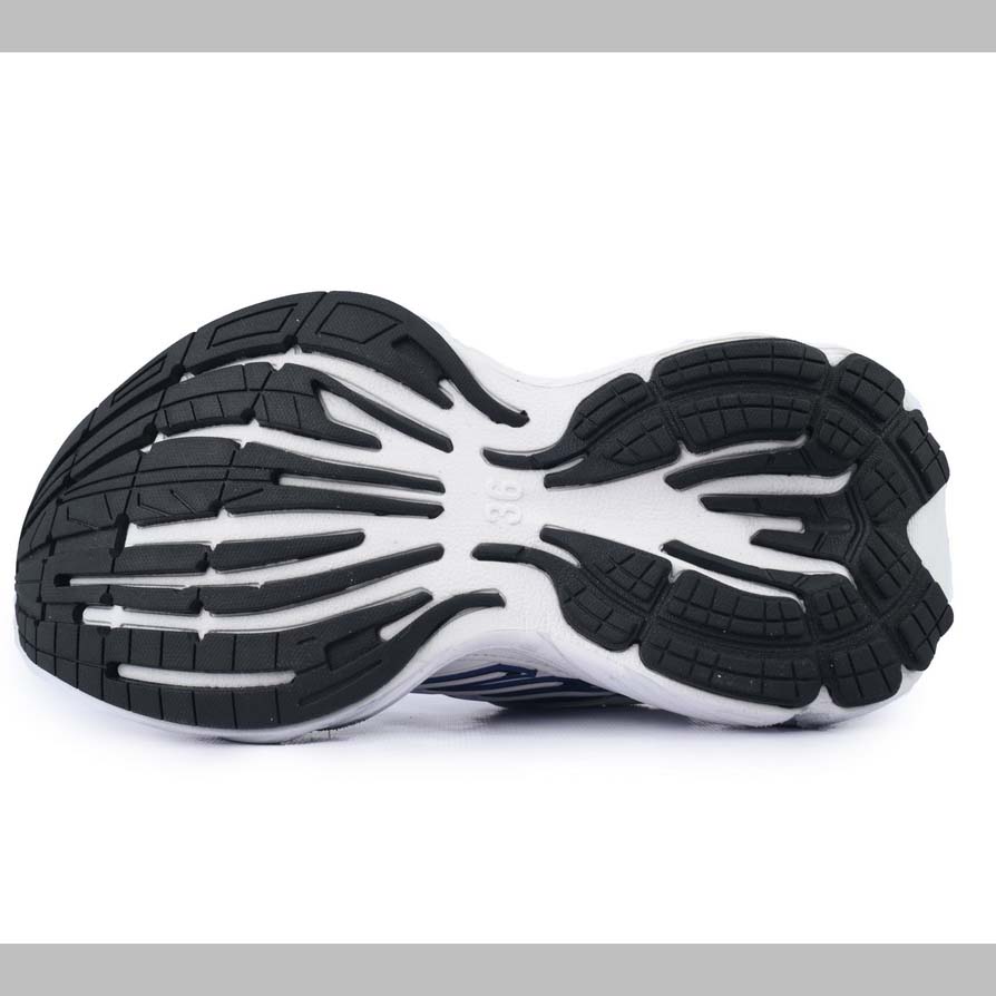 Balenciaga Monday Shoe In Navy And White Cowskin And Polyester - DesignerGu