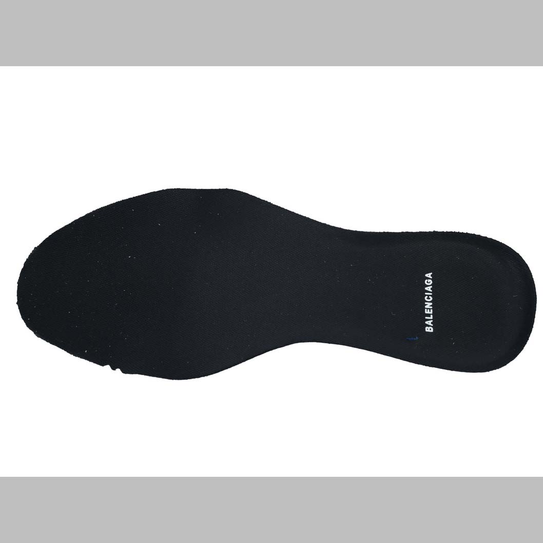 Balenciaga Monday Shoe In Navy And White Cowskin And Polyester - DesignerGu