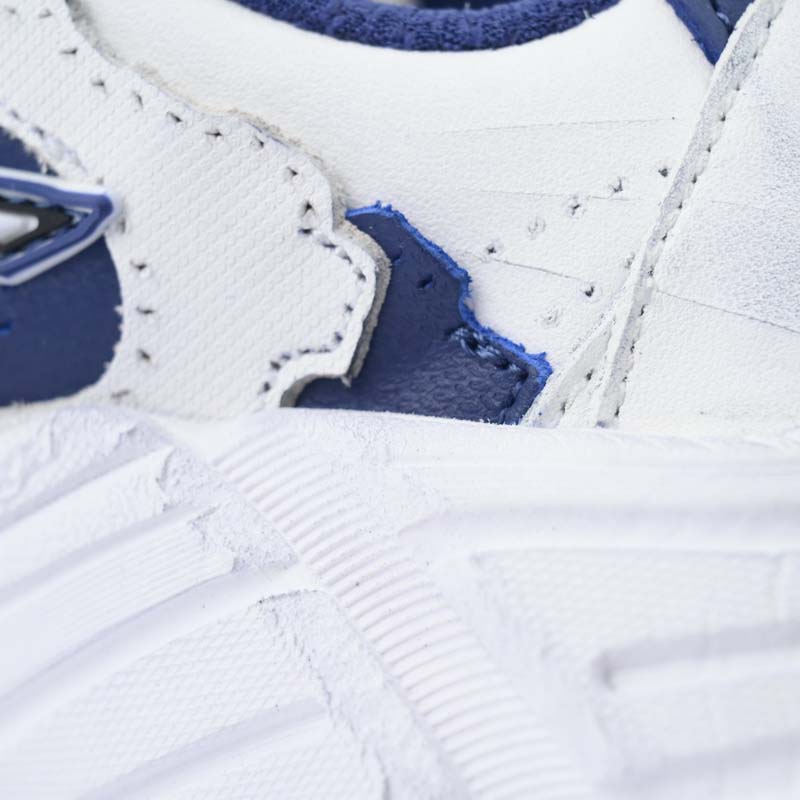 Balenciaga Monday Shoe In Navy And White Cowskin And Polyester - DesignerGu