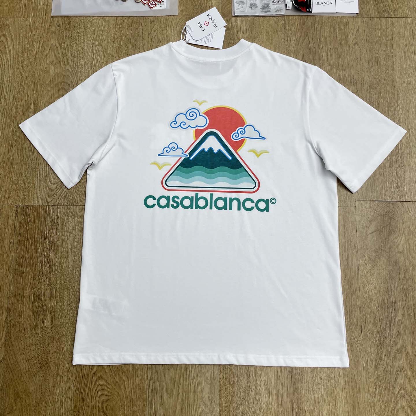 Casablanca Montagne Ondulee Short Sleeve T-shirt   C1038 - DesignerGu