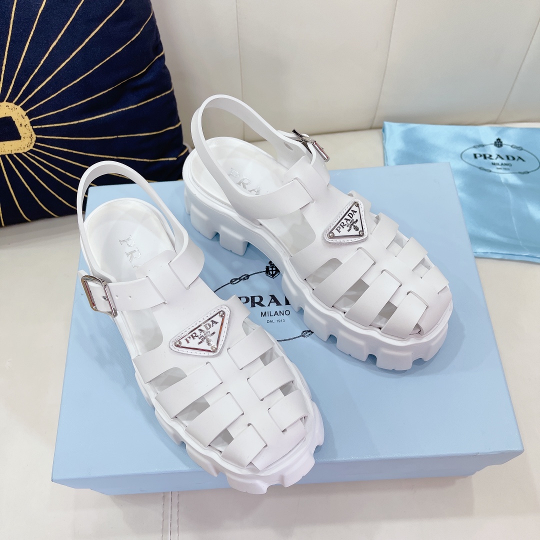 Prada Foam Rubber Sandals - DesignerGu