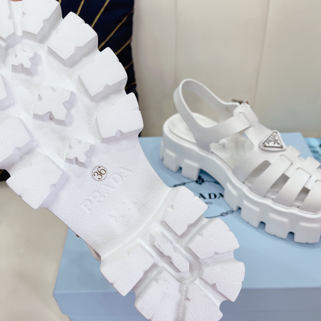 Prada Foam Rubber Sandals - DesignerGu