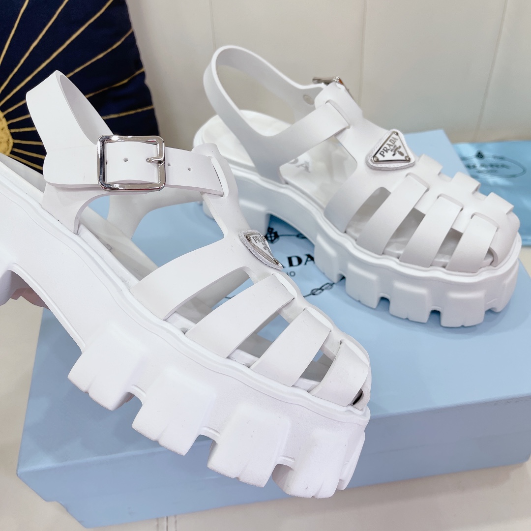 Prada Foam Rubber Sandals - DesignerGu