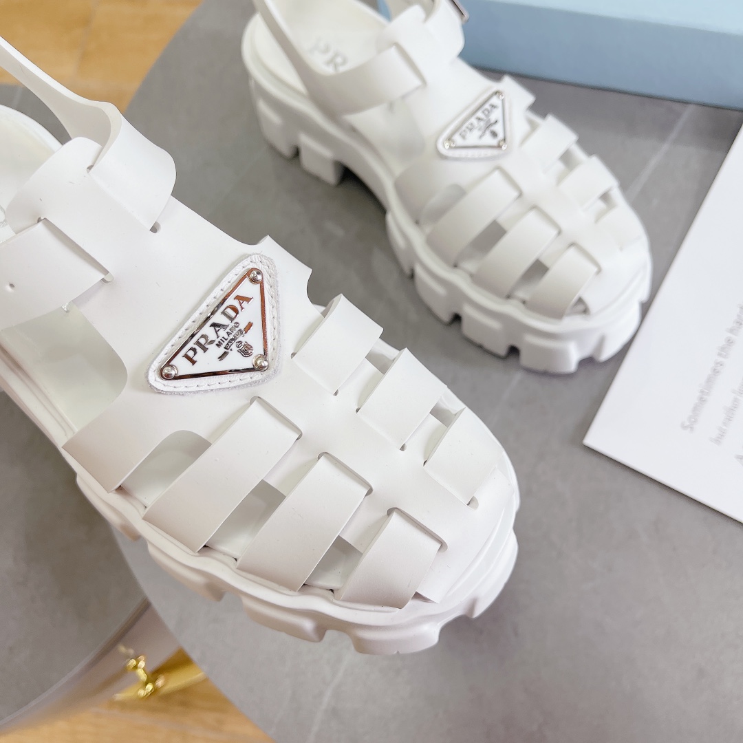 Prada Foam Rubber Sandals - DesignerGu