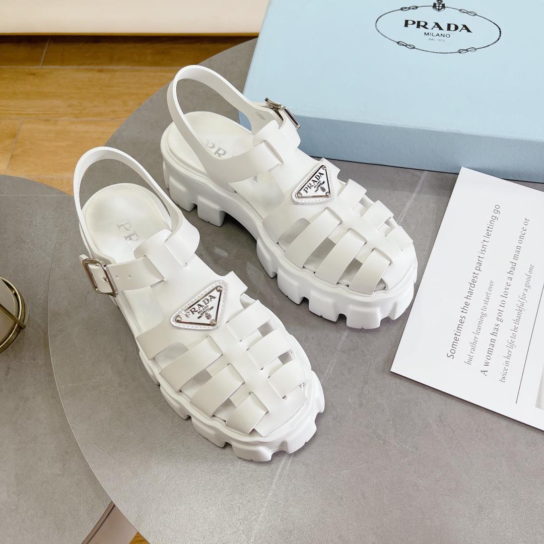Prada Foam Rubber Sandals - DesignerGu