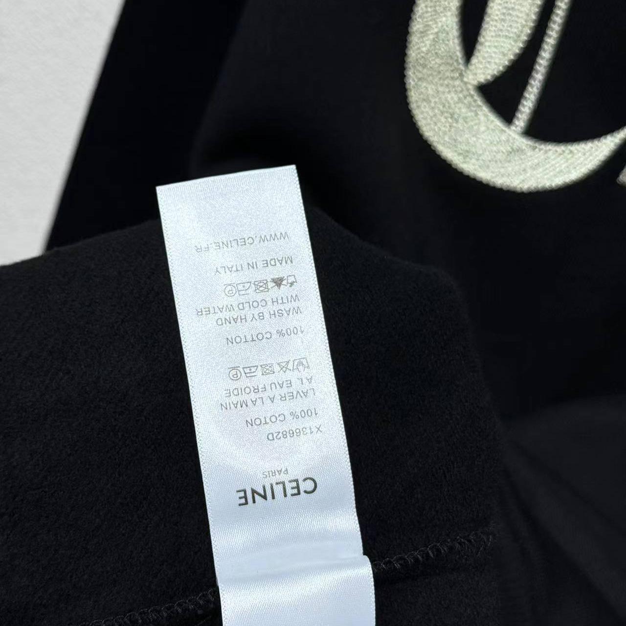 Celine Zipped Hoodie In Cotton Fleece - DesignerGu