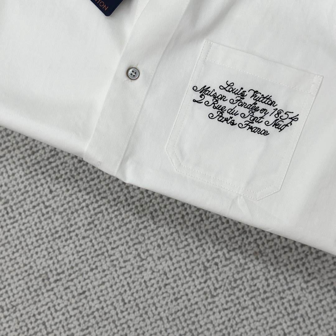Louis Vuitton Embellished Short-Sleeved Shirt   1AIMII - DesignerGu