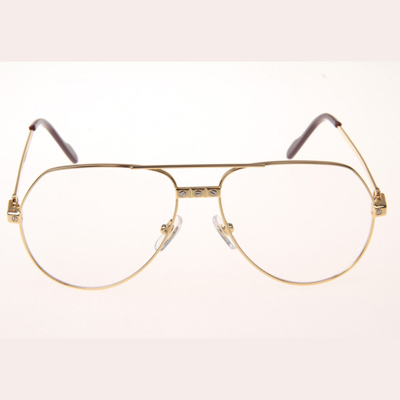 Cartier CT 1324912 Eyeglasses In Gold - DesignerGu