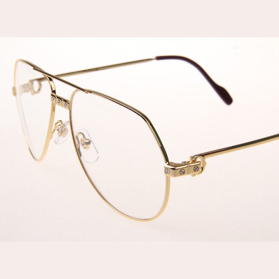 Cartier CT 1324912 Eyeglasses In Gold - DesignerGu