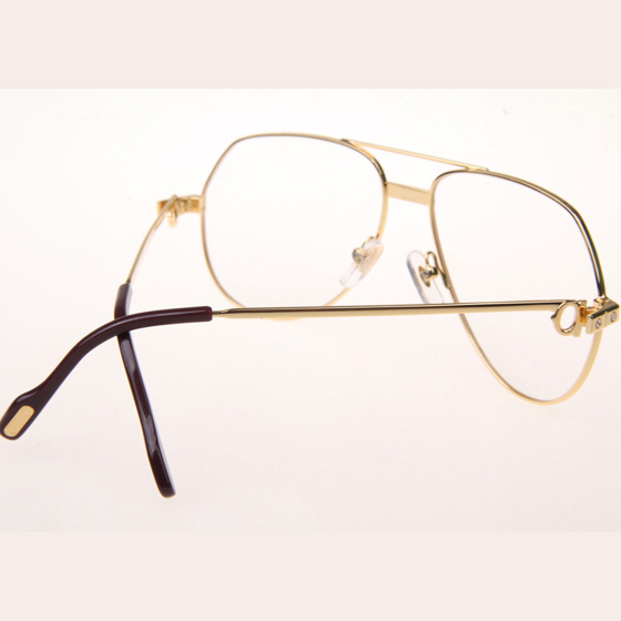 Cartier CT 1324912 Eyeglasses In Gold - DesignerGu