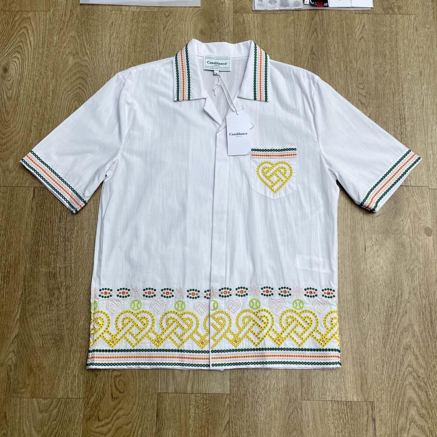 Casablanca Gradient Heat Broderie-anglaise Shirt      CA3543 - DesignerGu