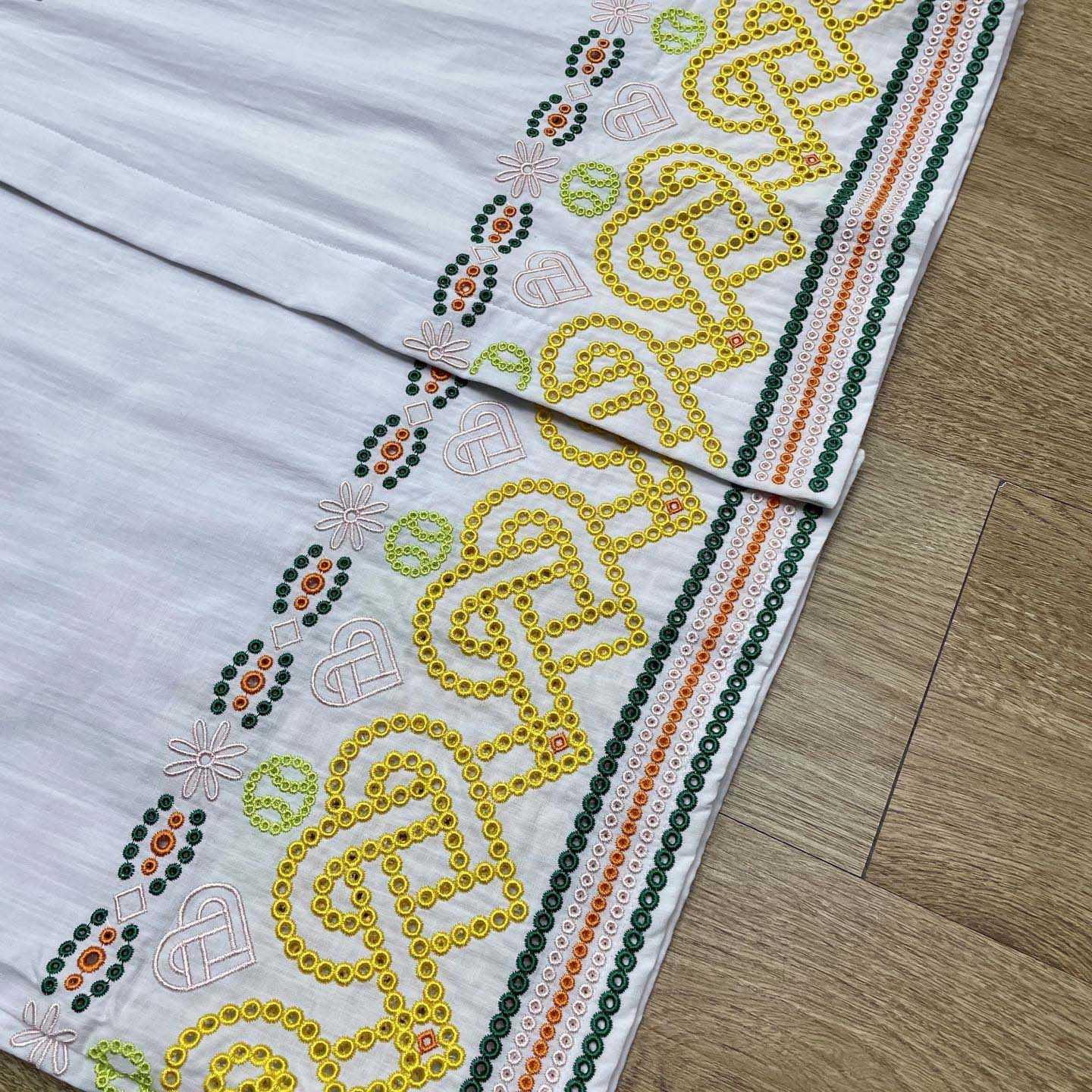 Casablanca Gradient Heat Broderie-anglaise Shirt      CA3543 - DesignerGu