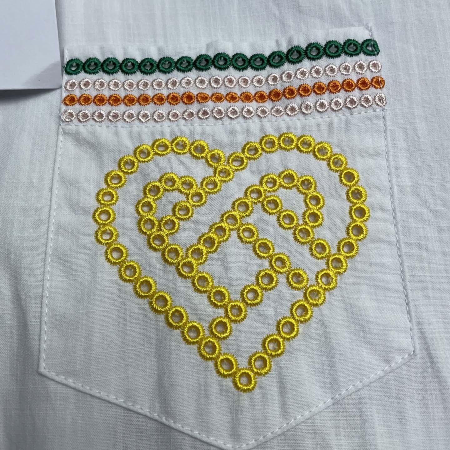 Casablanca Gradient Heat Broderie-anglaise Shirt      CA3543 - DesignerGu